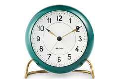AJ-AJ-STATION-BORDSUR-GRÖN-VIT-11-CM,-ALARMFUNKTION