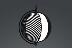 Oblure taklampa, Mondo Svart